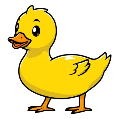 ugly duckling sticker