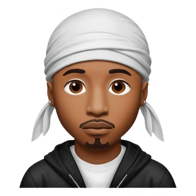 2Pac only face and durage sticker