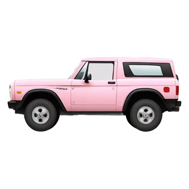 light pink ford bronco sticker