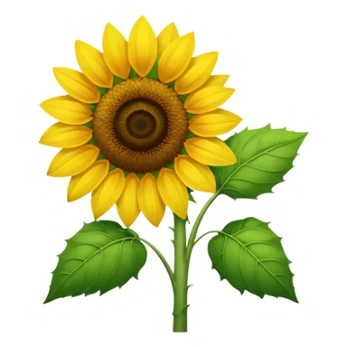 Sunflower sticker