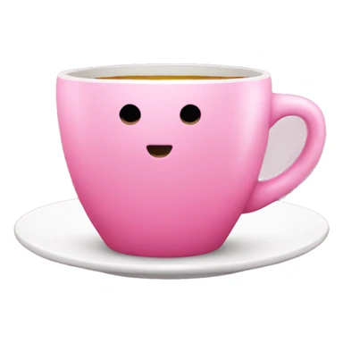 pink cup sticker