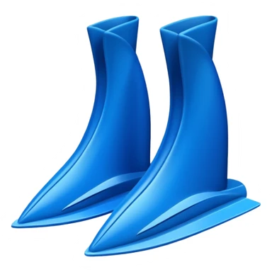 diver fullfoot fins sticker