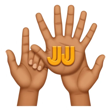 Le signe Jul avec les mains sticker