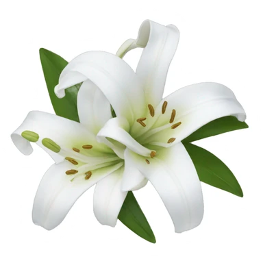 White Lillie’s  sticker