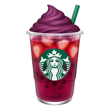 Starbucks strawberry açaí refresher  sticker