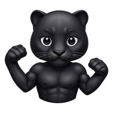 Un animal pantera rigiendo sticker