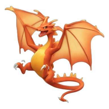 Dracaufeu Pokémon sticker