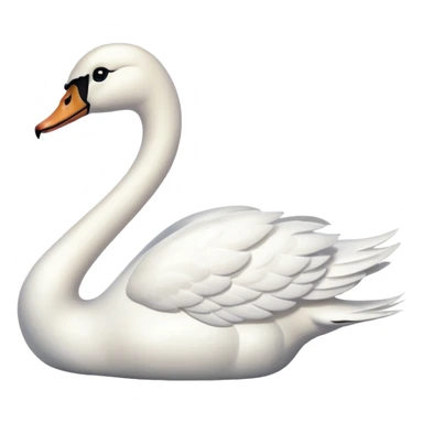 white swan sticker