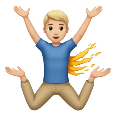 Crashing out sticker