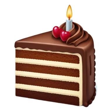 slice of cake, without plate sticker