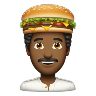 martin burguer king sticker