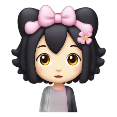 Kuromi sanrio sticker