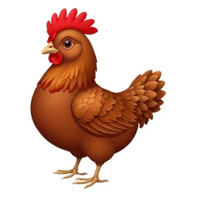 Cinnamon Queen hen sticker