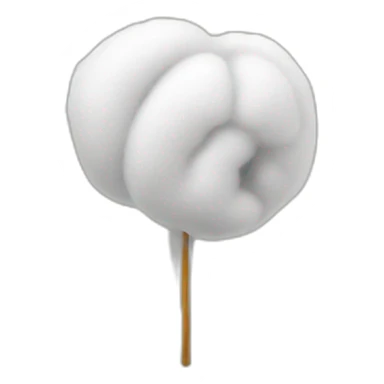 cotton ear bud sticker