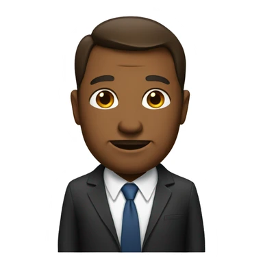 Big fat business man sticker