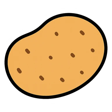 simple potato sticker