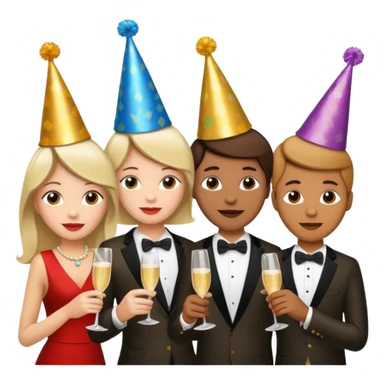 work christmas party sticker