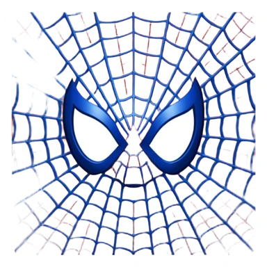spiderman mask sticker