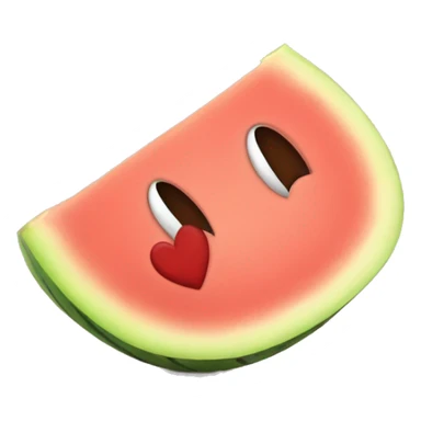 A melón in love  sticker