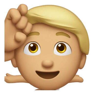 Gesture that Kaby Lame makes with his hands sticker