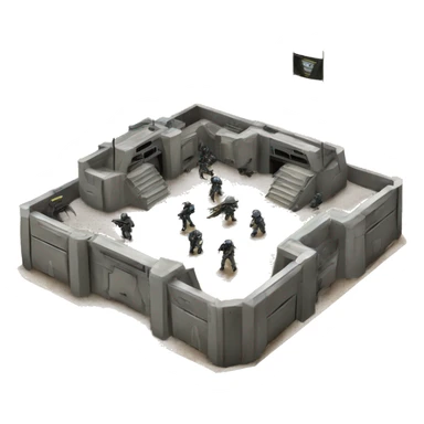 Starship troopers mobile infantry fort sticker