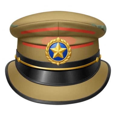 soldier hat sticker