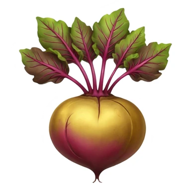 Gold beetroot sticker