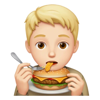 white unseasoned food muncher sticker