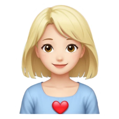 shoujo cute anime romance girl  sticker