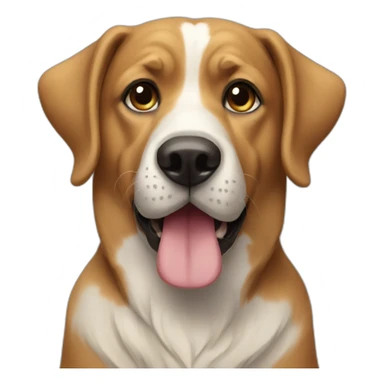 Dog patron sticker