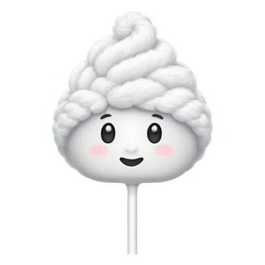 A q-tip emoji sticker