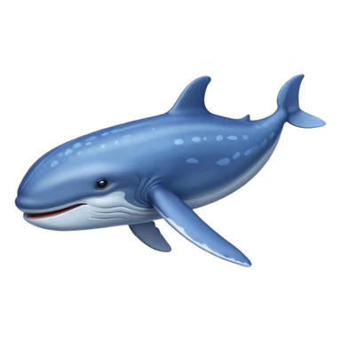 Baleine à bleu réalise les mieux aide toi de internet te trompe pas sur le nombre de nageoir  sticker