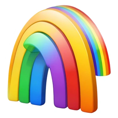 flash colored like rainbow sticker