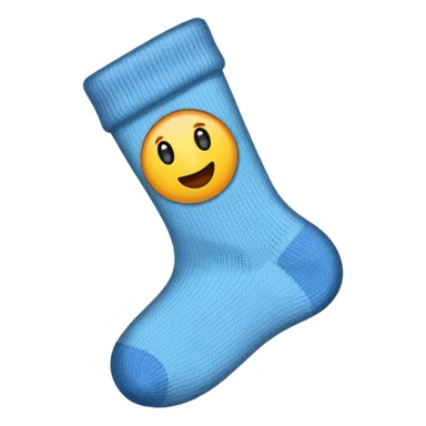 cute holey sock emoji sticker