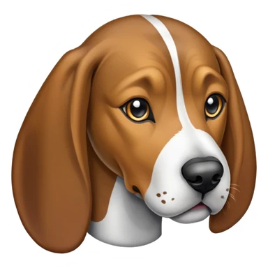 一个长发女生抱着一只Plott hound sticker