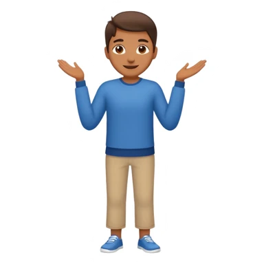 Someone inspired and happy  fullbody sticker