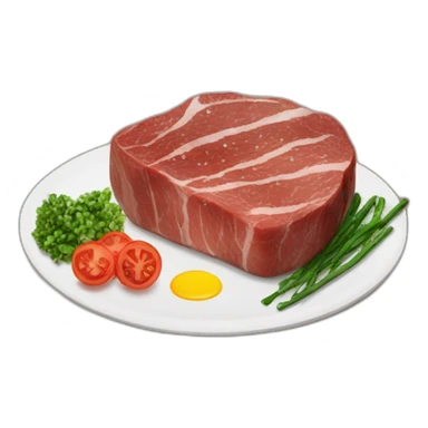 entrecôte with salt and pepper sticker