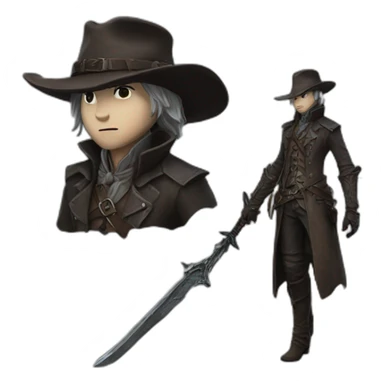 bloodborne-hunter sticker