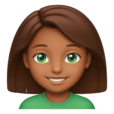 Esmer bir çocuk sticker