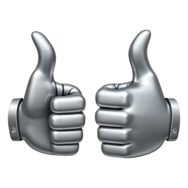 👍 and 👎 combined together sticker