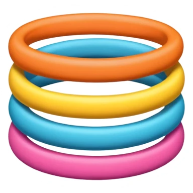 hair tie for tying hair，colourful，三根叠在一起，交错着叠 sticker