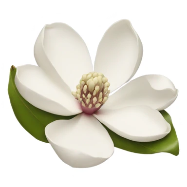 Magnolia flower sticker
