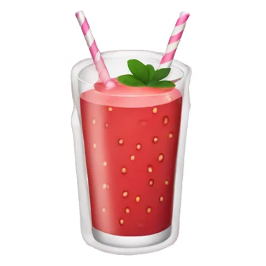 strawberry chocolate drink sticker