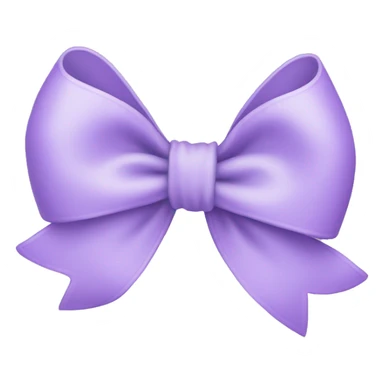 Pastel purple  bow sticker