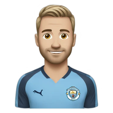 Manchester city _ halland sticker