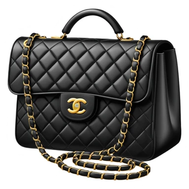 Car with chanel bag sticker