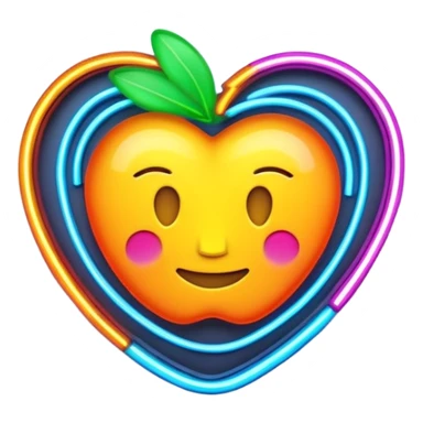 Neon sign that says Adriana  sticker