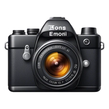 black-backed camera sticker