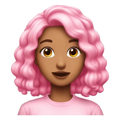 cute pink aesthetic emojis sticker