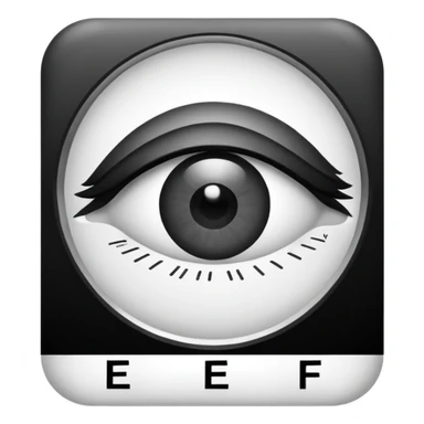 eye checking sticker